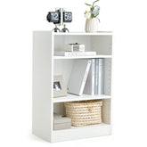 Giantex 3-Tier Bookcase, Floor Standing Open Bookshelf, Modern Display Cabinet with Adjustable Shelves