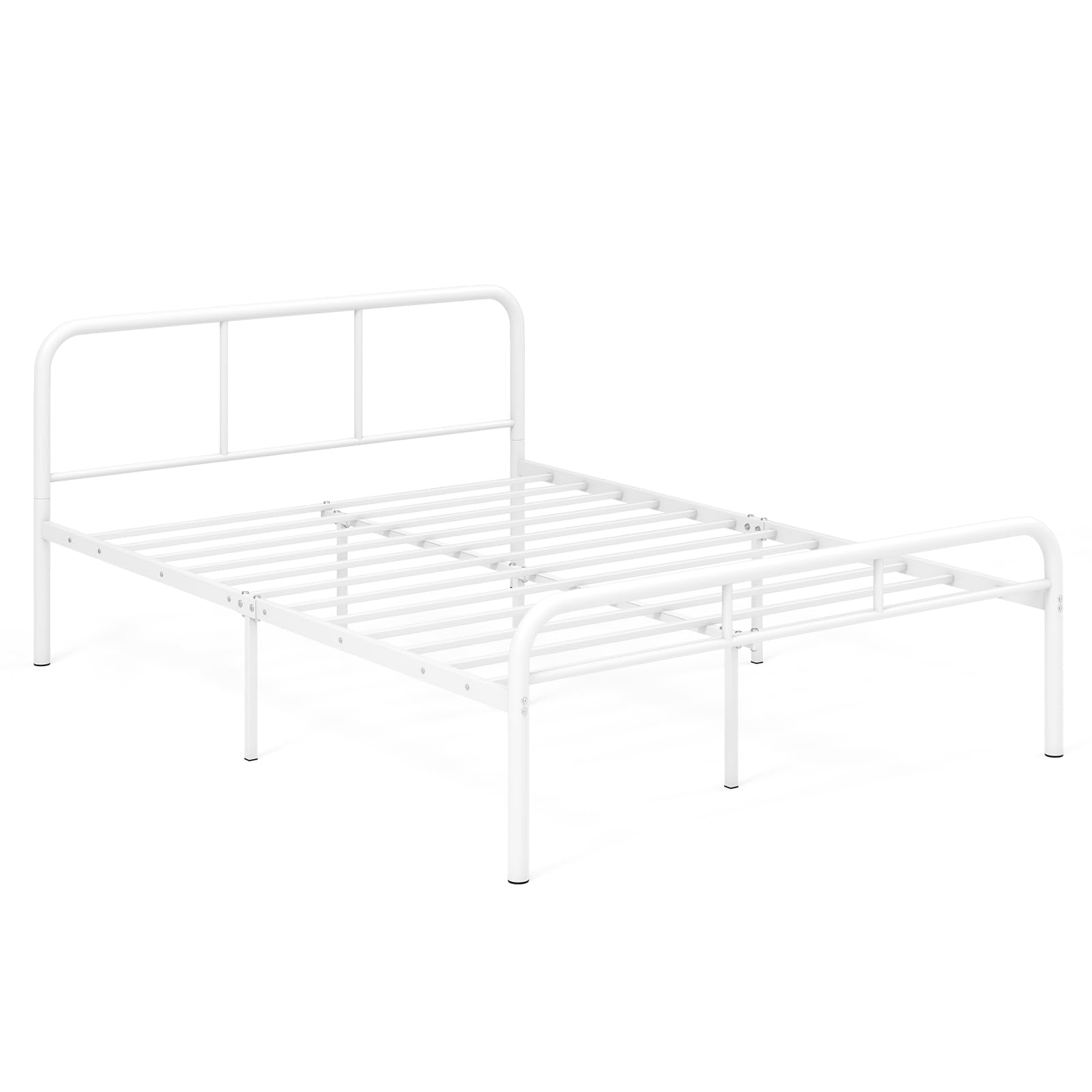 Giantex Double Bed Frame, Modern Metal Platform Bed with Headboard & Footboard
