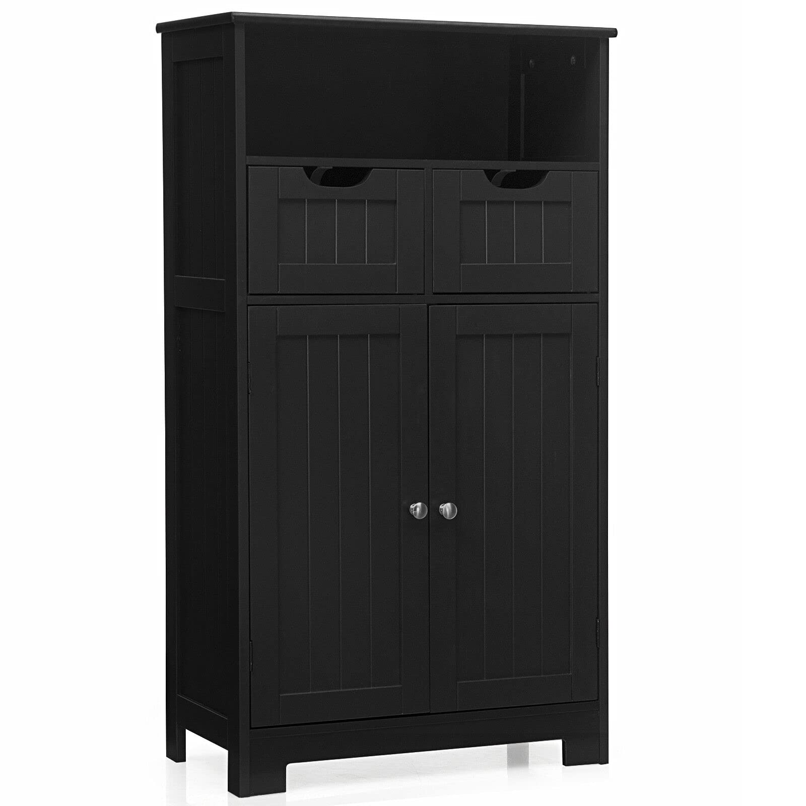 Giantex Bathroom Floor Cabinet, Storage Cabinet, Standing Cupboard for Kitchen
