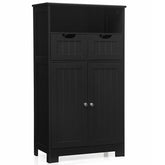 Giantex Bathroom Floor Cabinet, Storage Cabinet, Standing Cupboard for Kitchen