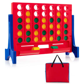 Jumbo 4-to-Score Connect Game Set w/Carrying Bag & 42 Chesses
