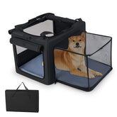 Folding Soft Dog Crate, Portable and Foldable Pet Carrying Bag