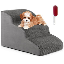 3-Step Pet Stairs/Ramp with Storage Bag & Hand Strap