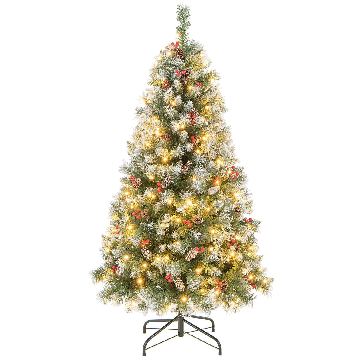 1.5m Artificial Xmas Tree with 450 PVC Branch Tips for Decoration