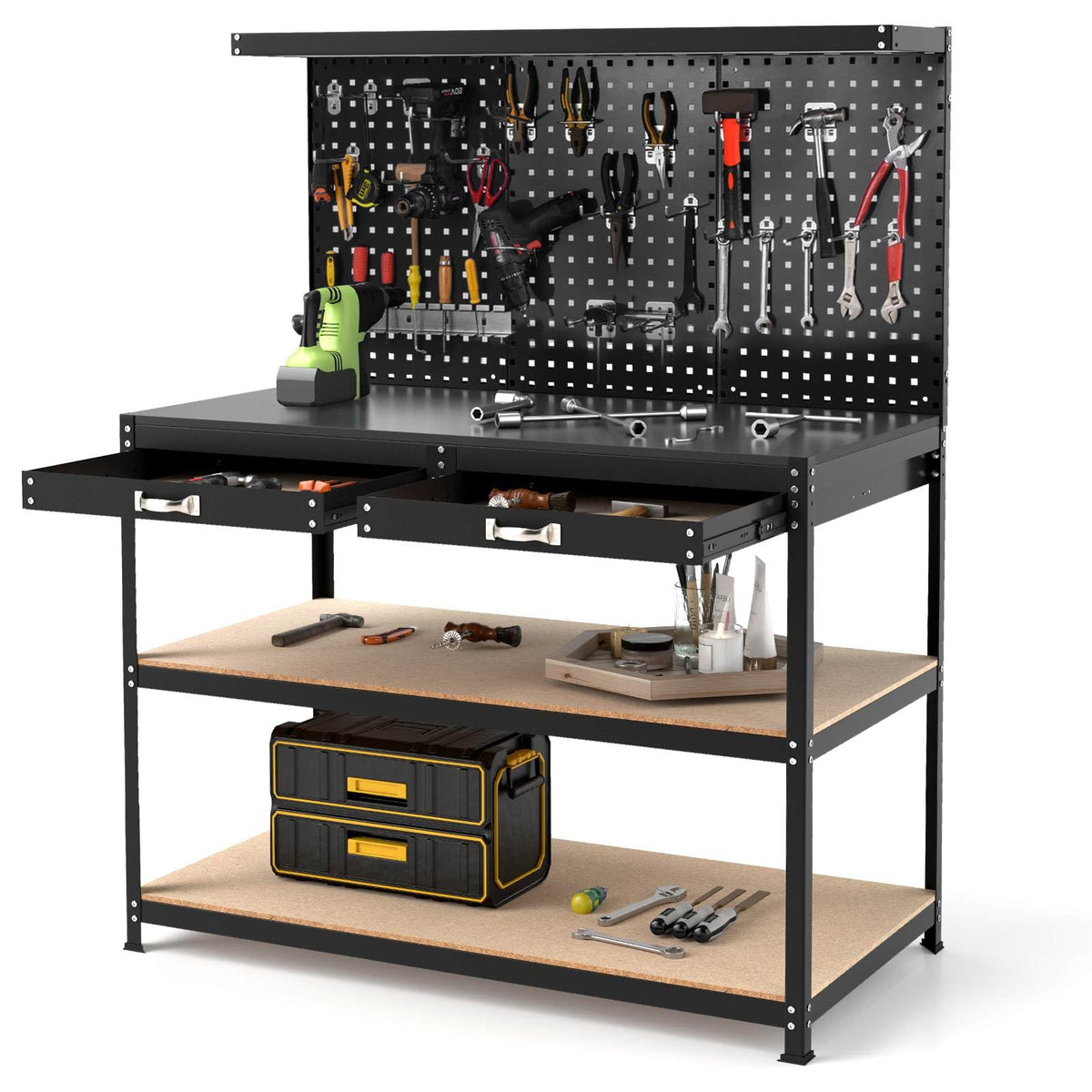121 x 61 cm Workbench, 230 kg Heavy-Duty Work Table