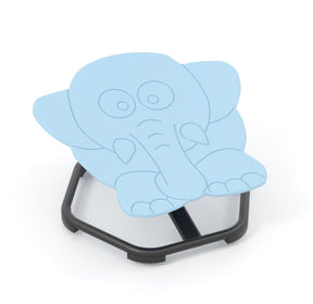 HONEY JOY Kids Sensory Swivel Chair, Elephant 360° Spinning Chair w/Non-Slip Metal Base for Children with Autism