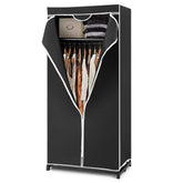 Giantex Wardrobe w/Metal Frame, Folding Fabric Cabinet