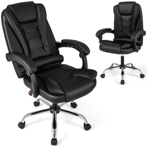 Executive Chair, Big High Back Office Chair with Linkage Armrests, Adjustable Height and Backrest