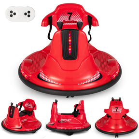 HONEY JOY Kids Ride On Bumper Car, 6V Battery Powered Electric Car