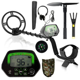 Metal Detector Kit, High Accuracy Metal Detector w/LCD Display & Waterproof Search Coil