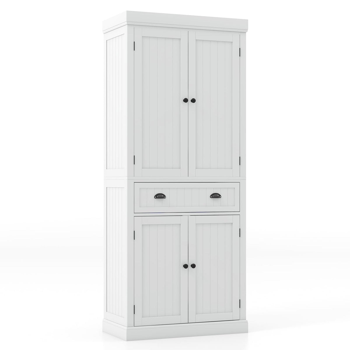 183.5CM Kitchen Pantry Storage Cabinet, Tall Freestanding Cupboard