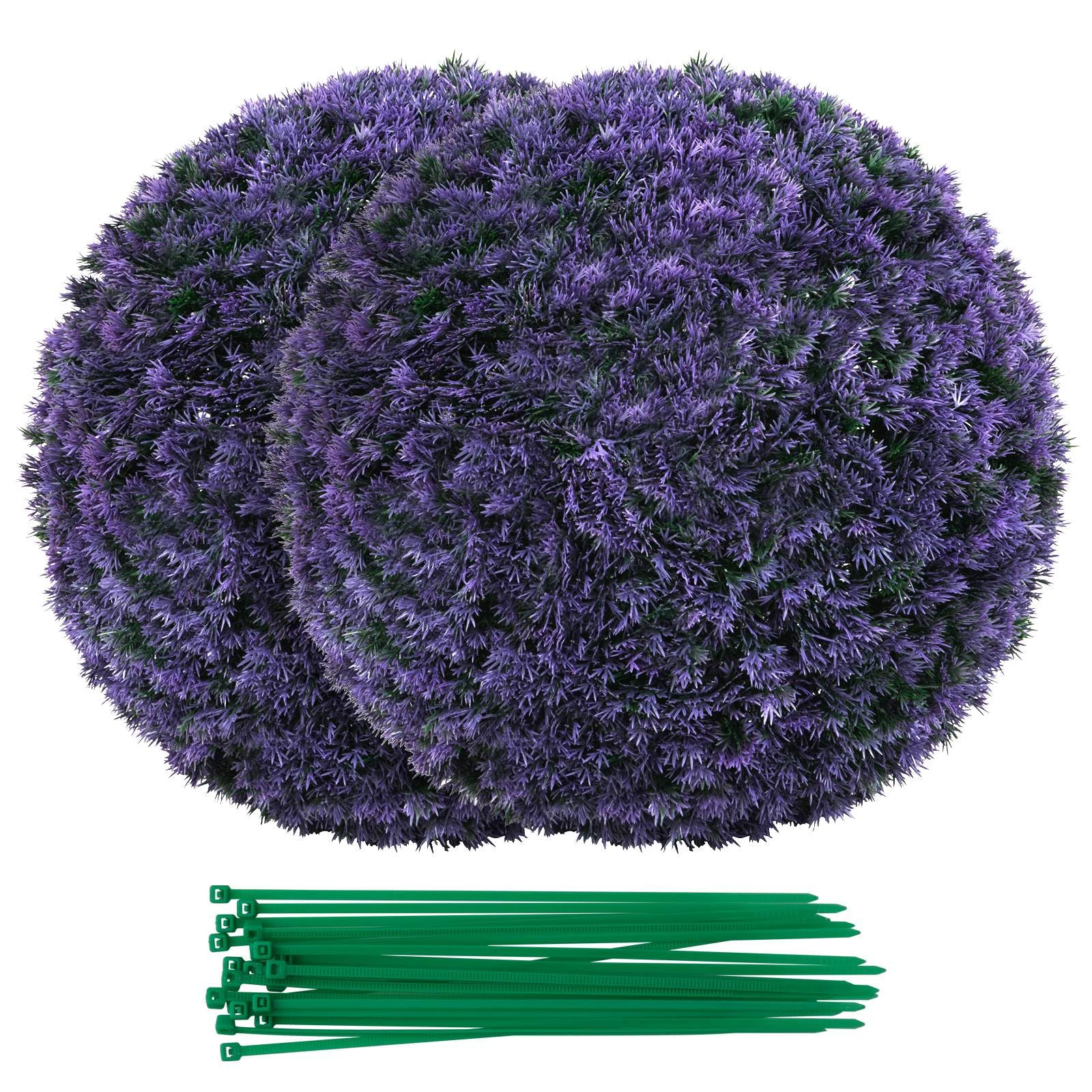 2 PCS 38 CM Artificial Plant Boxwood Topiary Ball