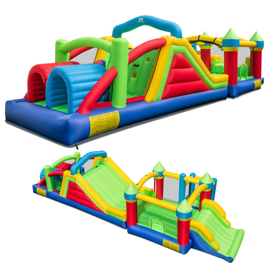 Inflatable Obstacle Course Bounce House for Lawn, Yard