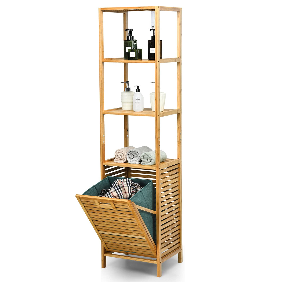Giantex Bathroom Tilt-out Laundry Hamper