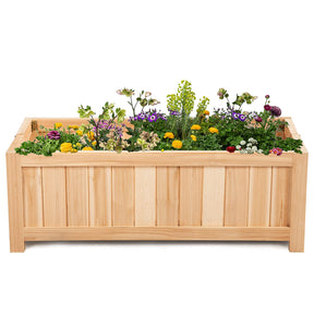 Giantex Raised Garden Bed, Wooden Planter Box