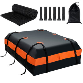 595 L Rooftop Cargo Carrier, Waterproof Car Roof Bag for All Vehicles with/Without Rack