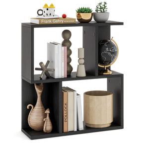 3-Tier Bookshelf, Display Shelf for Small Space