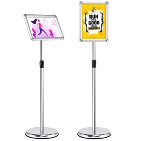 Giantex Floor Poster Stand Stand Height Adjustable