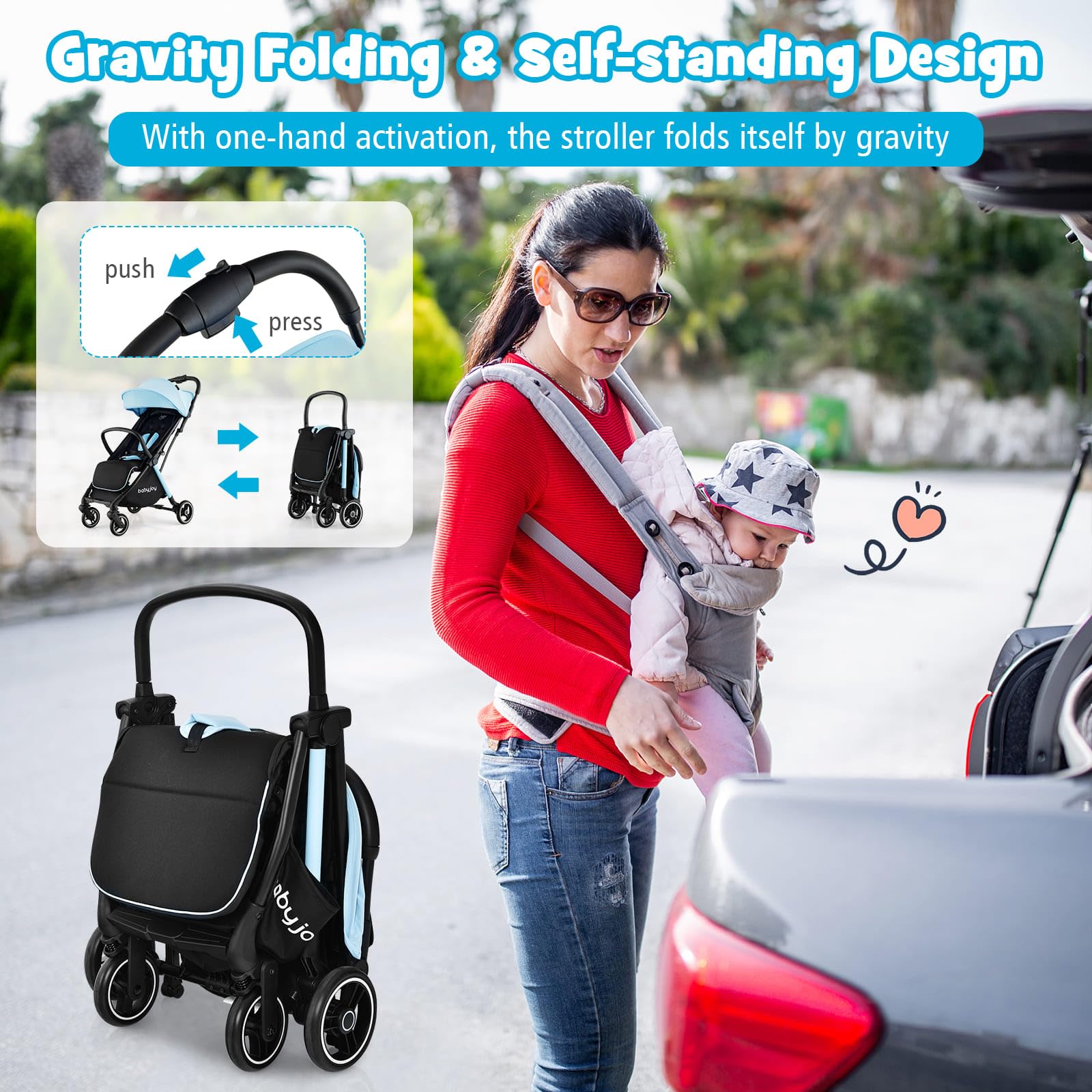 BABY JOY Lightweight Baby Stroller