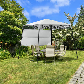 2.1m x 2.1m Slant Leg Pop-up Canopy, Outdoor Tent for Sun Protection