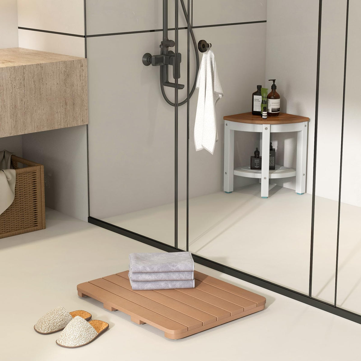 Giantex Non-Slip Bath Mat for Shower