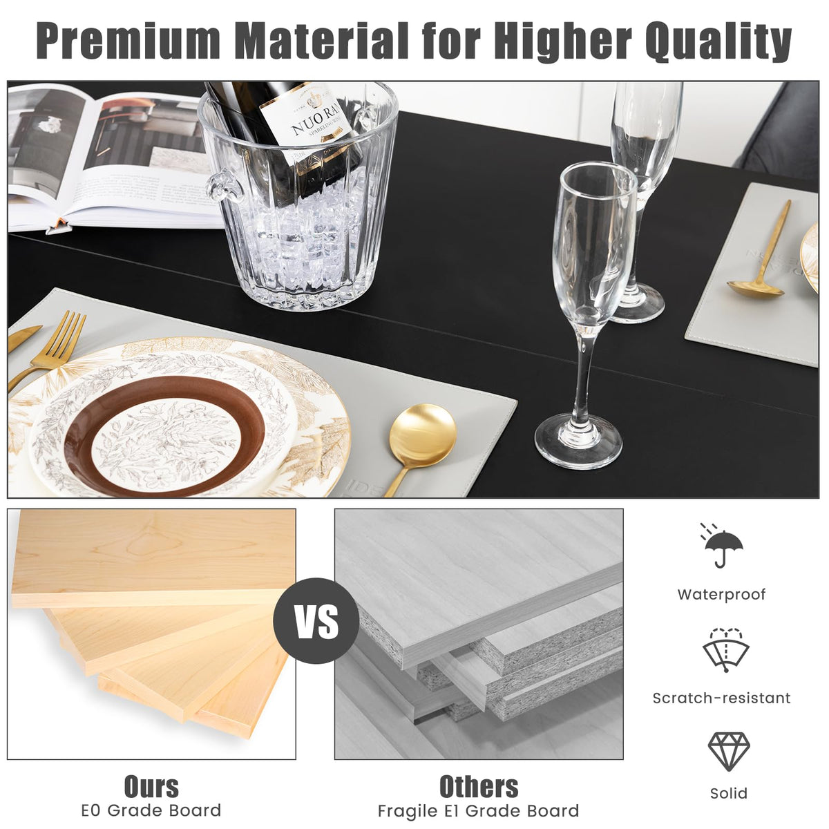 Giantex 160 CM Dining Table