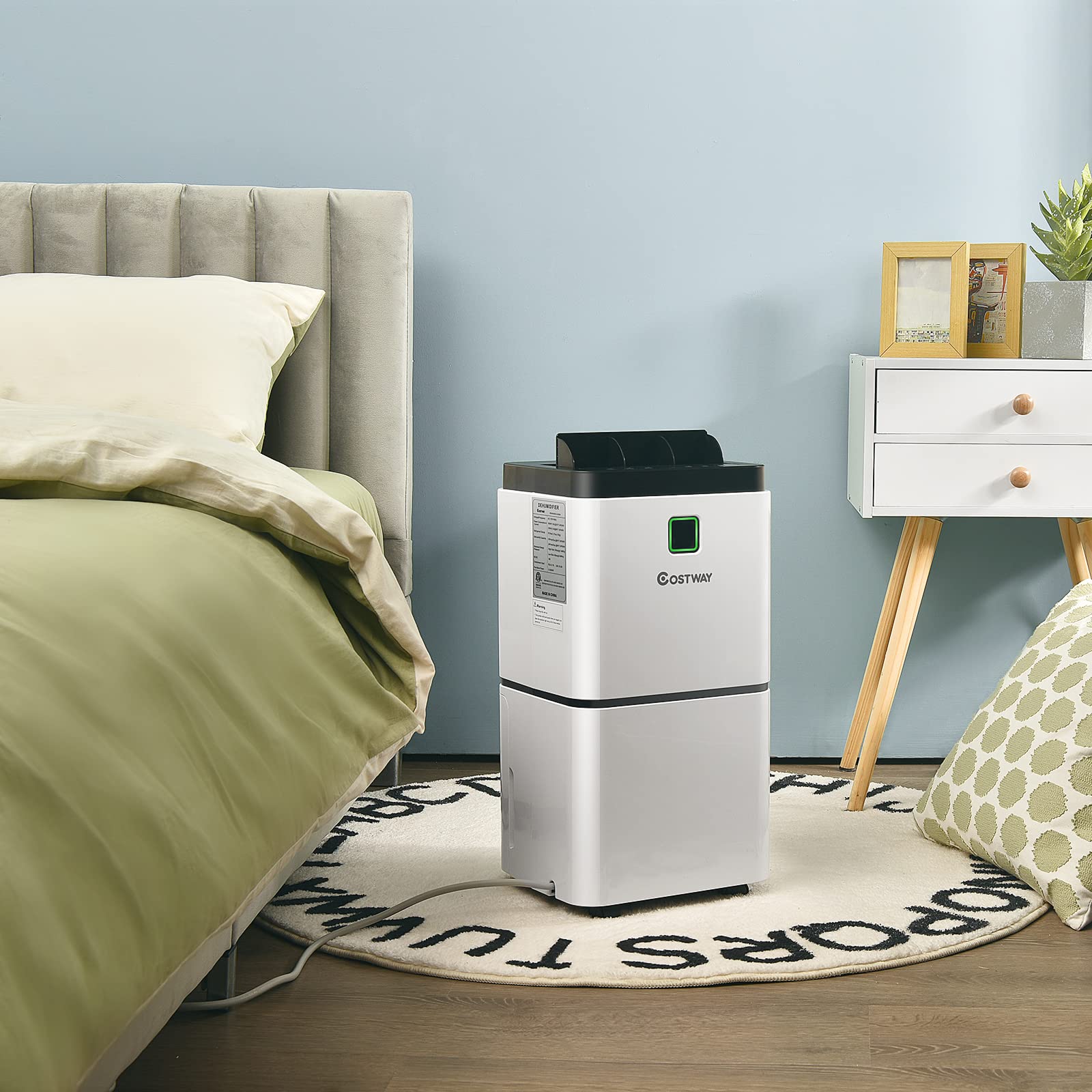 12L 140㎡ Dehumidifier with 3 Modes and 12H Timer and LED Indicator