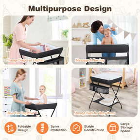 BABY JOY Baby Portable Changing Table