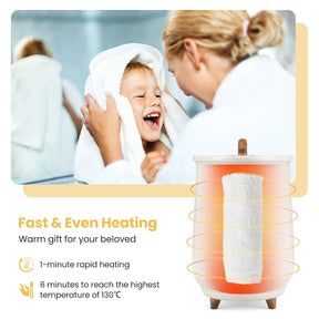 23L Large Luxury Bucket-Style Towel Warmer w/Fragrant Disc Holder