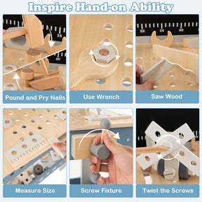 HONEY JOY Kids Play Tool Workbench Set