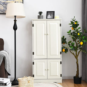 Giantex Sideboard Buffet Storage Cabinet, Antique Low Floor Cabinet, Pantry Cabinet