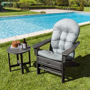 Patio Chair Cushion for Adirondack, High Back Rocking Chair Cushion w/Fixing Straps