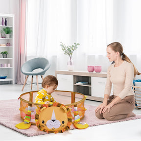 Baby Play Gym, 4-in-1 Baby Play Center for Newborn & Infants w/Soft Padding Mat & Arch Design