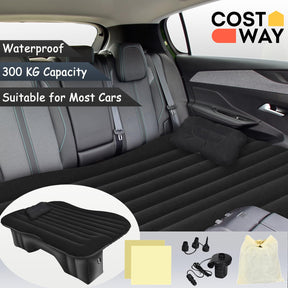 Inflatable Car Air Mattress, Backseat SUV Air Bed w/Pillow