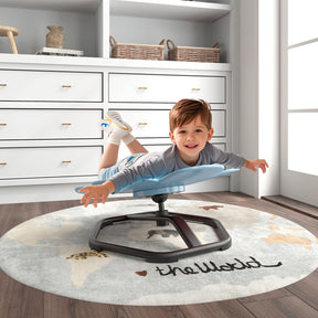 Petal Sensory Swivel Chair with Non-Slip Metal Base for Autistic Kids
