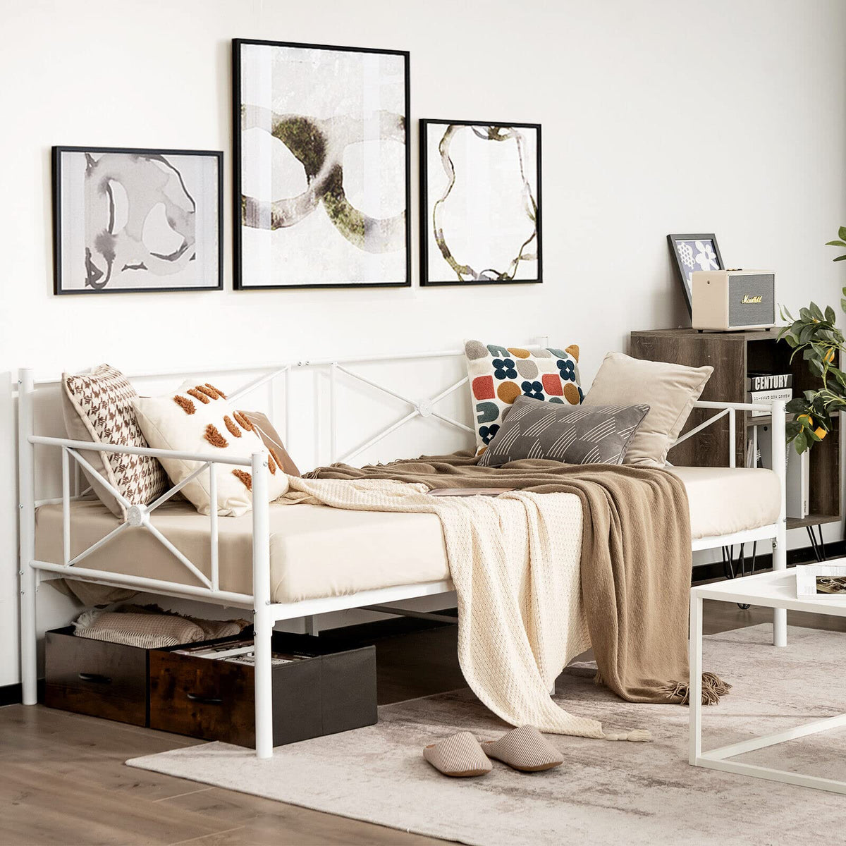 Metal Daybed Frame Single Size