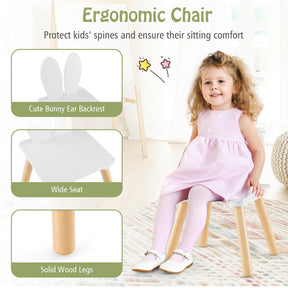 HONEY JOY Kids Table and 2 Chairs Set