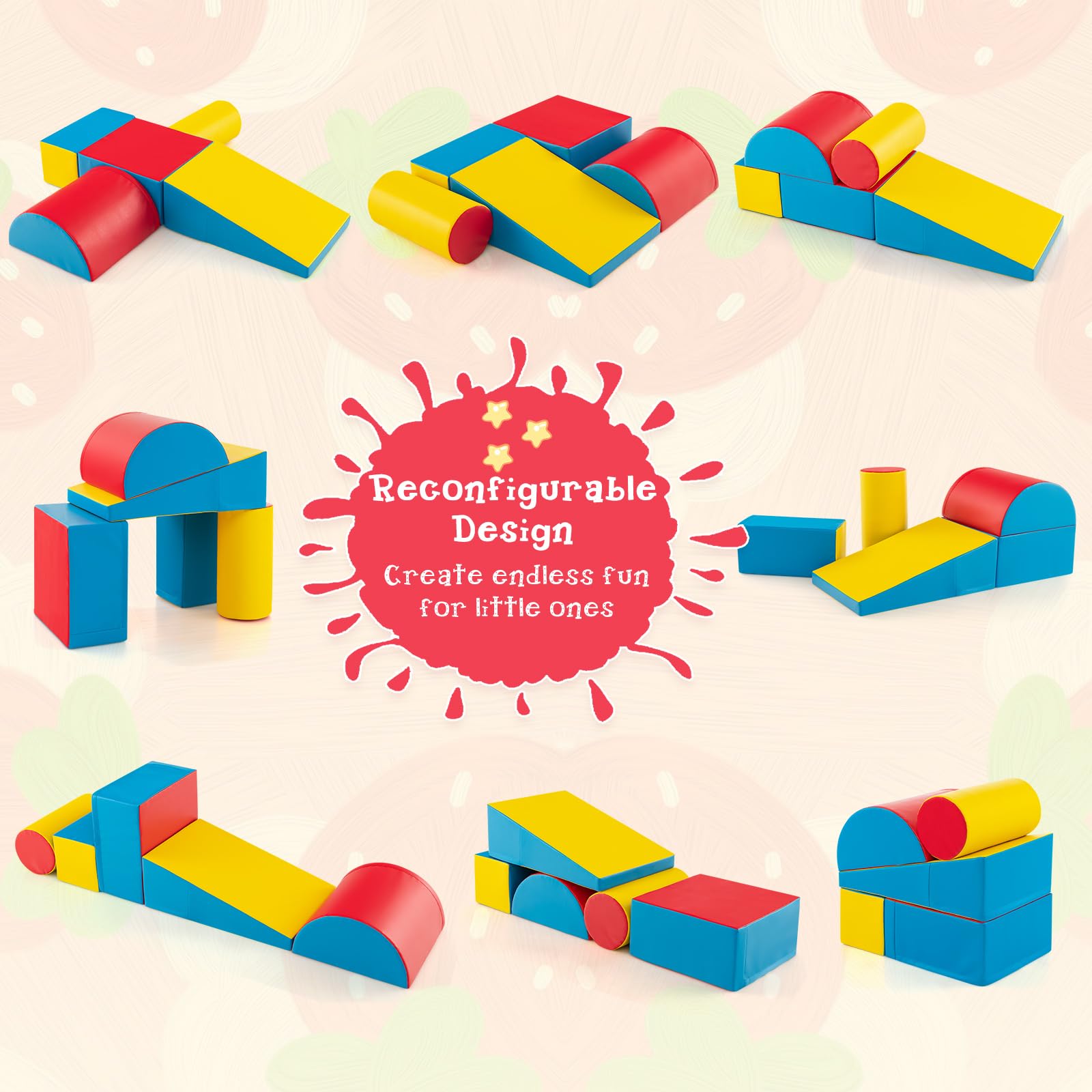 5-Piece Kids Climb & Crawl Activity Playset