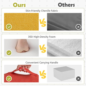 6-Piece Baby Climbing Blocks Kids Indoor Soft Play Structure