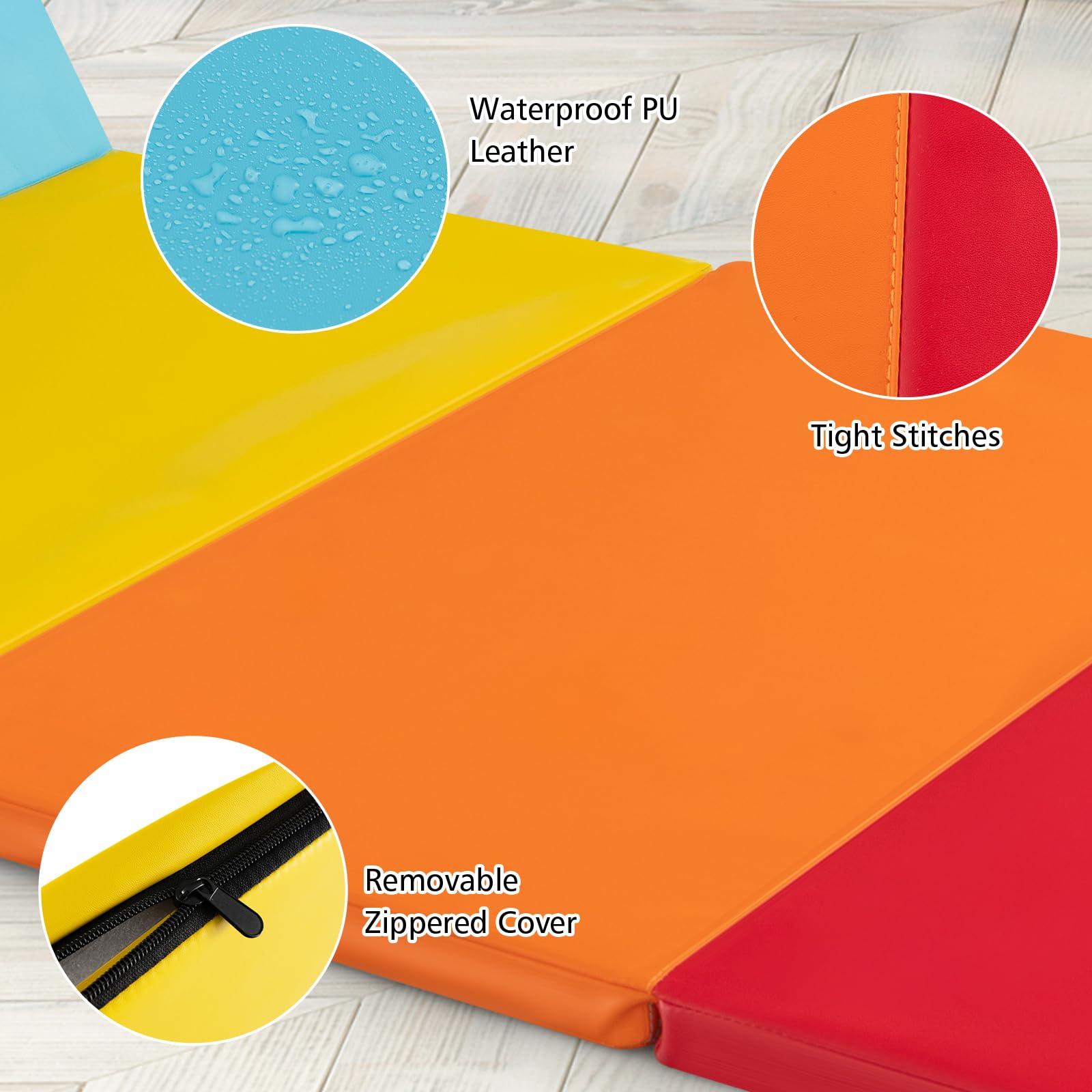 5-Panel Folding Gymnastics Mat