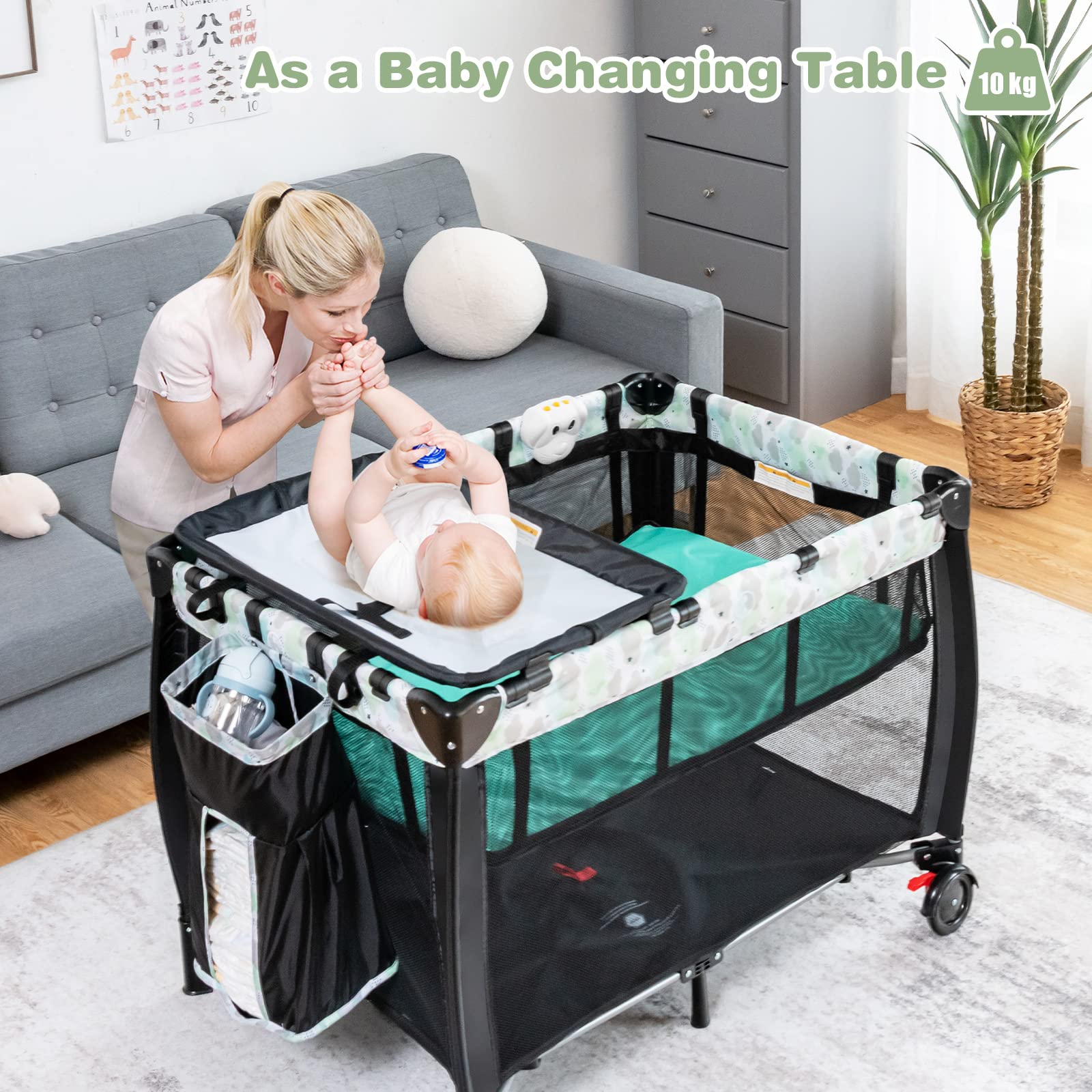 BABY JOY Portable Baby Bassinets