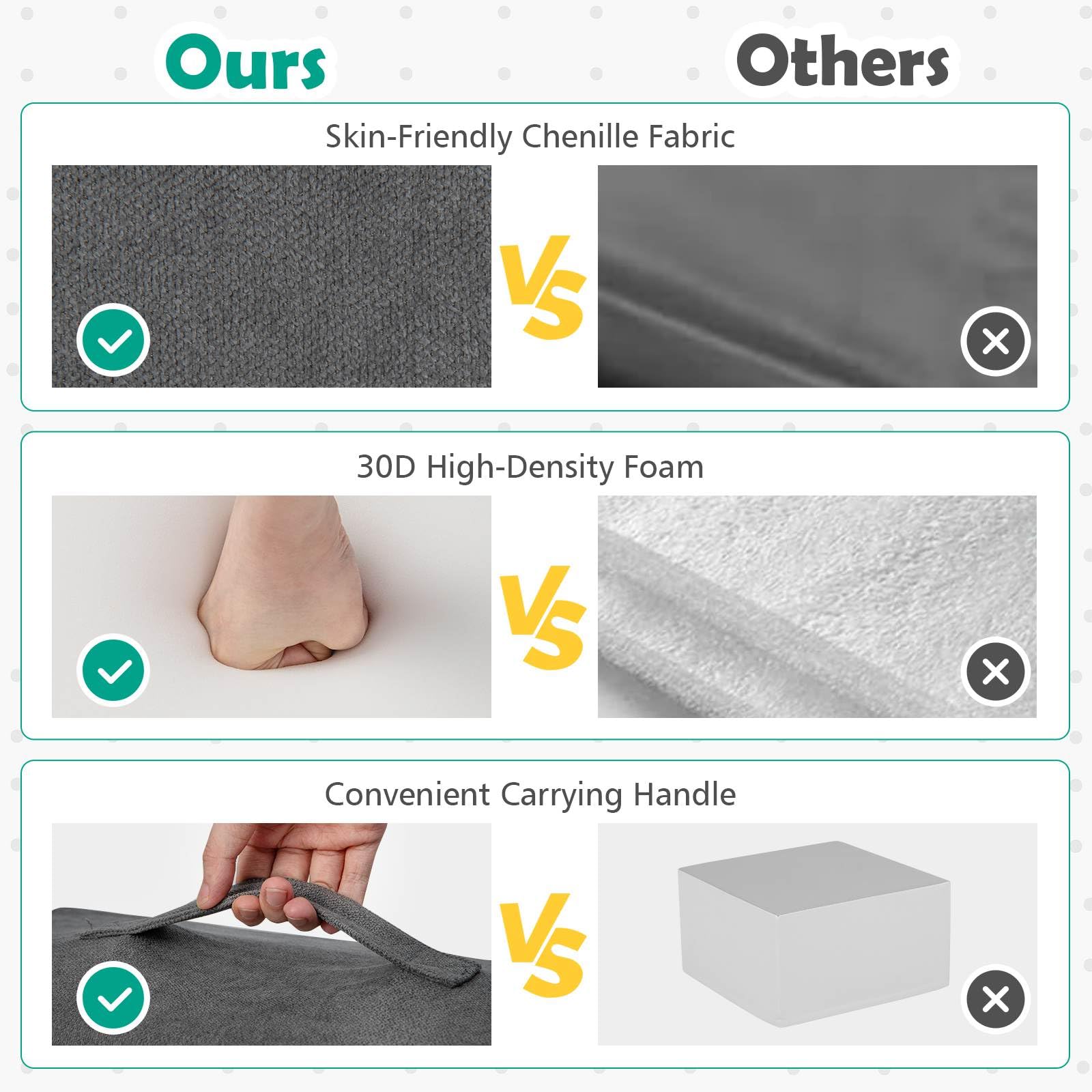 6-Piece Baby Climbing Blocks Kids Indoor Soft Play Structure