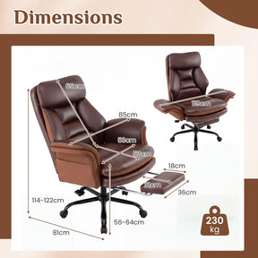 Big & Tall Office Chair, Ergonomic Criss Cross Chair