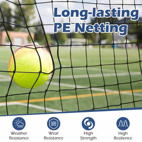 375cm x185cm Soccer Rebounder Net with Carrying Bag