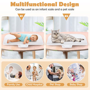 BABY JOY Baby Scale, Pet Scale w/Smart APP Control
