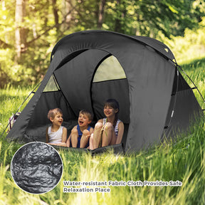 2-Person Camping Cot Tent, 4-in-1 Folding Tent Bed W/ Waterproof External Cover