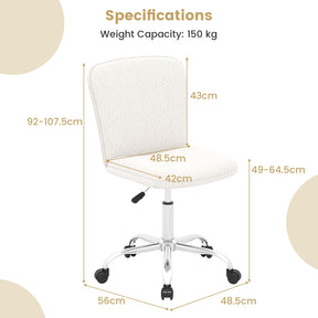 Height-Adjustable Ergonomic Mesh Chair, 2 Pack