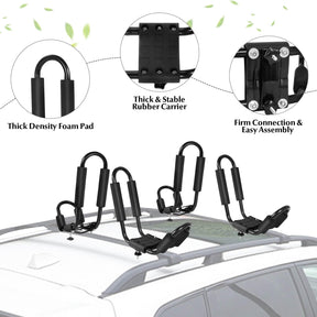 et of 4 U-Bar Kayak Racks with Bandage