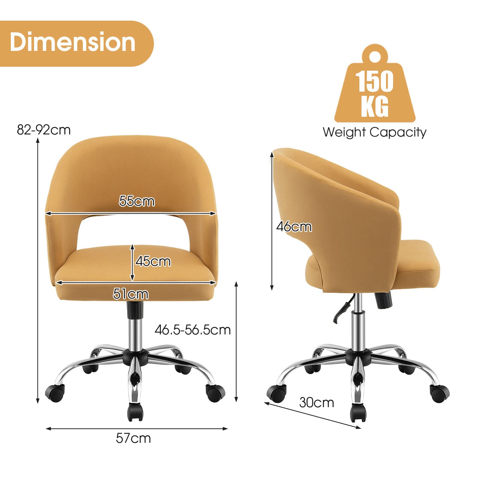 Giantex Modern Swivel Accent Chair