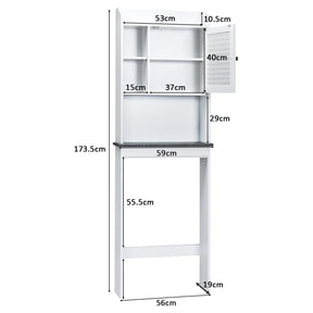 Giantex Bathroom Over-The-Toilet Storage Cabinet